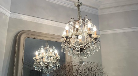 Chandelier Lighting Installation